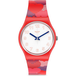 Swatch Heart Lots Γυναικείο Ρολόι με Ροζ Καουτσούκ Λουράκι GR182