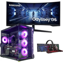 Vengeance Unity-Z3 (Ryzen 5-7600/32GB/1TB SSD/Radeon RX 7700 XT 12GB/FreeDos) + Samsung Odyssey G5 LC34G55TWWPXEN