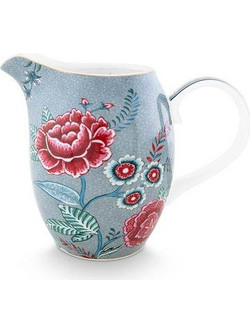 Κανάτα Σερβιρίσματος 950ml Pip Studio - Flower Festival Light Blue