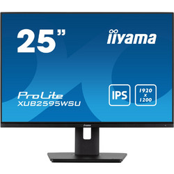 iiyama ProLite XUB2595WSU-B5 IPS Monitor 25" 1920x1200 FHD 75Hz 4ms