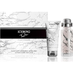 Iceberg Twice Platinum Eau de Toilette 125ml + Body Lotion 100ml