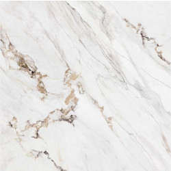 Πλακάκι Marble Apuano 90x90R Λευκό Ματ