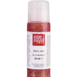 Knorr Prandell - Glitter Glue, Light Red 50ml 8099-011