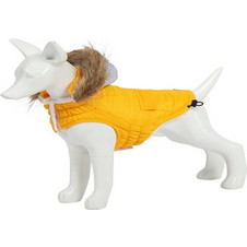 WOOF MODA ΑΔΙΑΒΡΟΧΟ ΜΠΟΥΦΑΝ ΣΚΥΛΟΥ 50CM ΚΙΤΡΙΝΟ