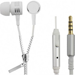 Esperanza EH161 Zipper Handsfree In-Ear 3.5mm White