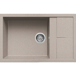 Elleci Unico 310 Επικαθήμενος Νεροχύτης Γρανίτη Avena 78x50cm