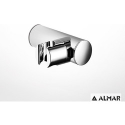 Στήριγμα Ντουζ Επίτοιχο Almar Με Περιστρεφόμενη Κλείδωση ABS Chrome (E119040-100)