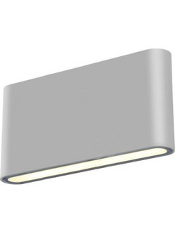 Απλίκα slim LED 2Χ6W γκρι Y9x17,5x3εκ
