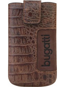 BUGGATI SLIMCASE ΘΗΚΗ ΠΟΥΓΚΙ CROCO LIGHT BROWN S