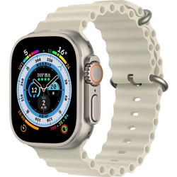 Sonique Ocean Λουράκι Σιλικόνης Beige (Apple Watch 38 / 40 / 41mm)