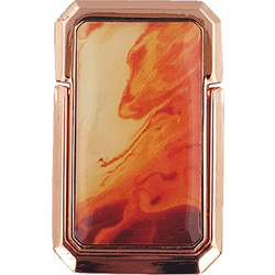Αυτοκόλλητο Δαχτυλίδι Marble Πορτοκαλί