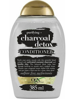 OGX Charcoal + Detox Conditioner για Επανόρθωση 385ml