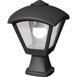 ΦΑΝΑΡI 32CM 1XE27 IP55 BLACK - 96DARIO250MF/BL