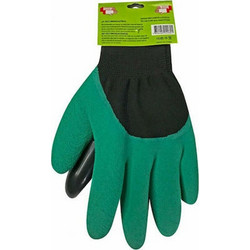 TnS Γάντια Εργασίας Κήπου Polyester/Latex/Pvc