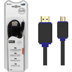 Kαλώδιο HDMI Male to Micro HDMI Male 3m Black 095554