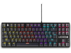 Spartan Gear Lochos 2 Μηχανικό Gaming Πληκτρολόγιο TenKeyLess με Custom Red Διακόπτες RGB Black
