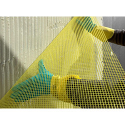 Bau Mesh 160gr/m2 Κίτρινο Υαλόπλεγμα 50mx1m=50m2 Bauer