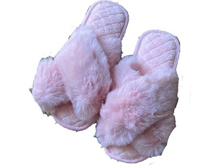 Γυναικείες Χνουδωτές Παντόφλες Harmony 705404_pink Ροζ