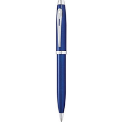 Sheaffer 100 Series Glossy Blue Lacquer Στυλό Διαρκείας 1mm Μαύρο