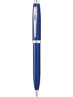 Sheaffer 100 Series Glossy Blue Lacquer Στυλό Διαρκείας 1mm Μαύρο
