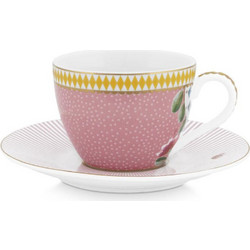 Pip Studio La Majorelle Φλιτζάνι Espresso Πορσελάνης Ροζ 120ml 51004106