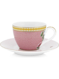 Pip Studio La Majorelle Φλιτζάνι Espresso Πορσελάνης Ροζ 120ml 51004106