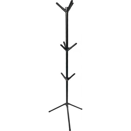 Καλόγερος Ρούχων Μεταλλικός Μαύρος 48x154cm