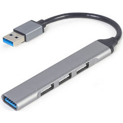 Gembird UHB-U3P1U2P3-02 USB Hub 3.0 USB-A με 4 Θύρες USB-A