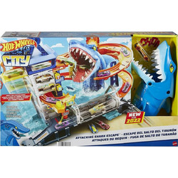 Mattel Hot Wheels City Γκαράζ με Καρχαρία HDP06