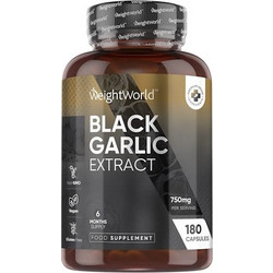 WeightWorld Black Garlic Extract 750mg 180 Κάψουλες