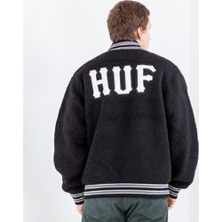 Huf Sherpa Varsity Ανδρικό Μπουφάν Μαύρο JK00379