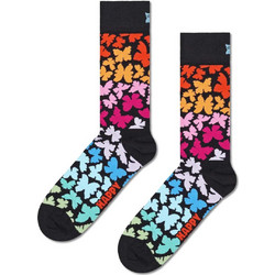 Happy Socks Butterfly Sock Ανδρικές Κάλτσες Μαύρες P000154
