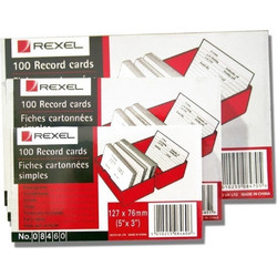 Καρτέλα Rexel No8460 127x76mm 100τεμ