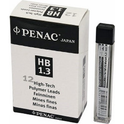 Ανταλλακτικές Μύτες Penac 1.3mm HB 6pcs