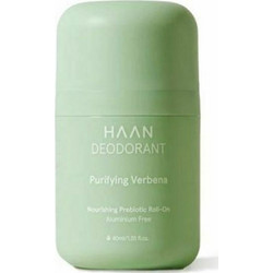 Haan Purifying Verbena Nourishing Prebiotic Φυσικό Αποσμητικό Roll On Χωρίς Αλουμίνιο 40ml