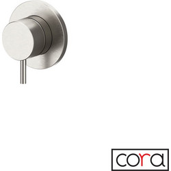 Μίκτης Εντοιχισμού με Εκτροπέα 2-3 Εξόδων Cora 6151-111 Inox Brushed
