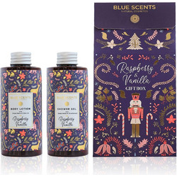 Blue Scents Raspberry & Vanilla Christmas Gift Box