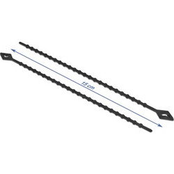 DELOCK reusable δεματικά καλωδίων 19568, 150x2.4mm, μαύρα, 100τμχ