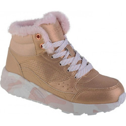 Skechers Uno Lite Camo Dazzle Παιδικά Sneakers Μποτάκια Χρυσά 310485L-GDPK
