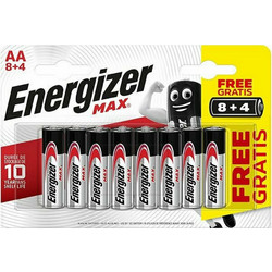 Energizer Max AA 12τμχ