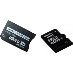 MS Pro Duo - MicroSD Adapter 8GB
