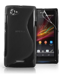 Sony Xperia L TPU Silicone case - black