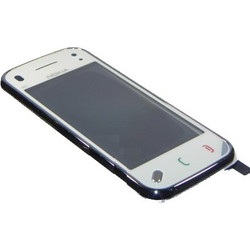Nokia n97 digitizer touchpad with front cover Λευκό
