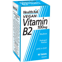 Health Aid Vitamin B2 100mg 60 Ταμπλέτες