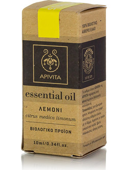 Apivita Βιολογικό Αιθέριο Έλαιο Λεμόνι 10ml
