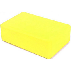 Τούβλο για Yoga 23x16x7cm Κίτρινο 102561