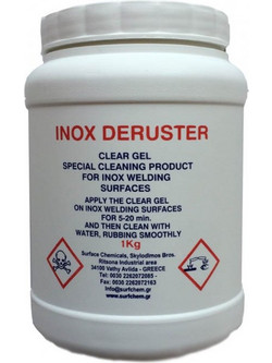 INOX DERUSTER Gel Καθαρισμού Ανοξείδωτων Επιφανειών | Αφαίρεση Σκουριάς & Οξειδώσεων