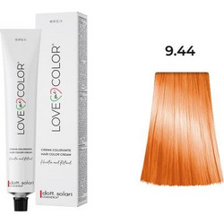 Dott. Solari Love Me Color 9.44 Ξανθό Πολύ Ανοιχτό Χρυσό Χάλκινο Μόνιμη Βαφή Μαλλιών 100ml