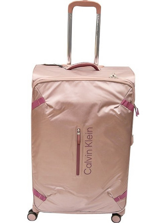 Calvin Klein LT818RA2-28 Βαλίτσα Μεγάλη 78x47x30cm με 4 Ρόδες Ροζ