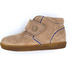 Falcotto Παιδικά Μποτάκια Καφέ Suede με Σκρατς 0012009368-01-9108